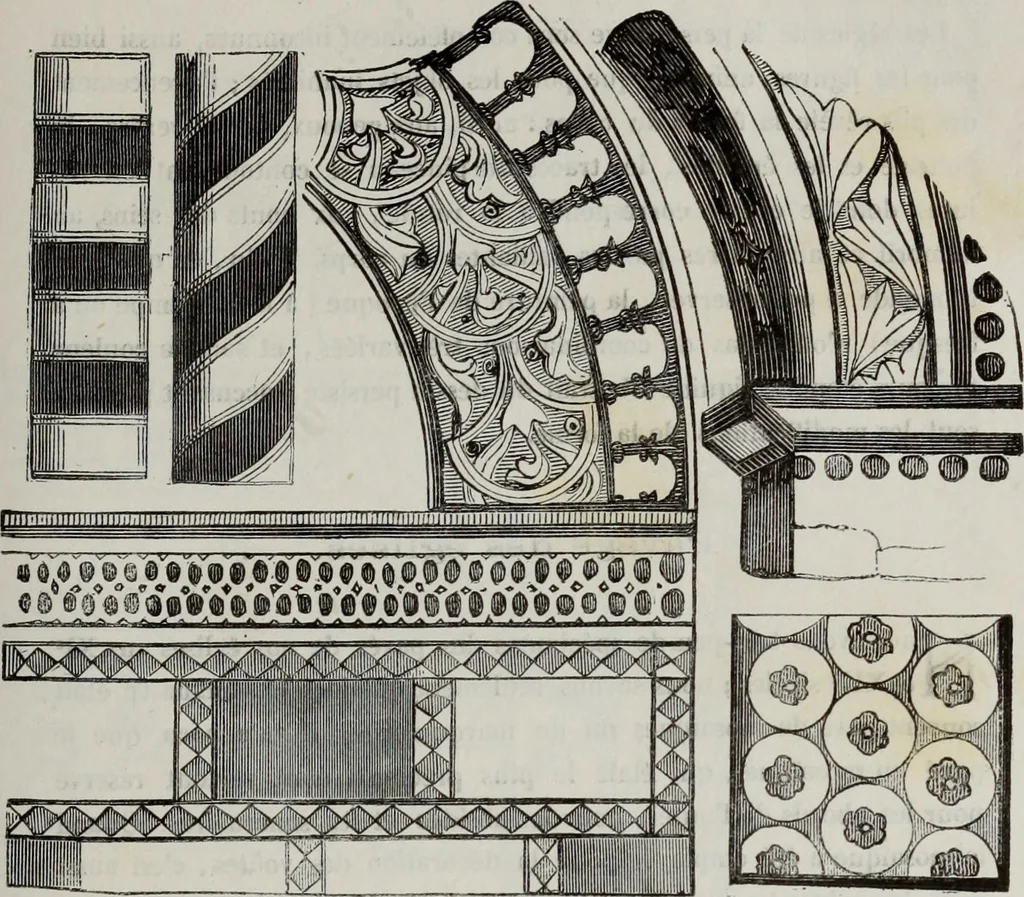 An illustration from Abecedaire ou rudiment d'archelogie : architecture religieuse ..., 1867, leaf 302
