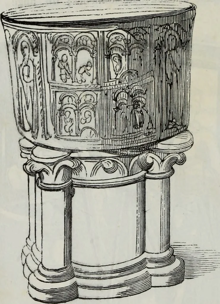 An illustration from Abecedaire ou rudiment d'archelogie : architecture religieuse ..., 1867, leaf 323