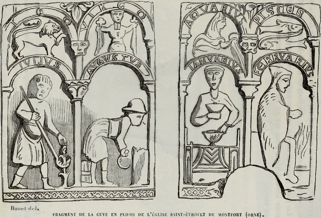 An illustration from Abecedaire ou rudiment d'archelogie : architecture religieuse ..., 1867, leaf 324