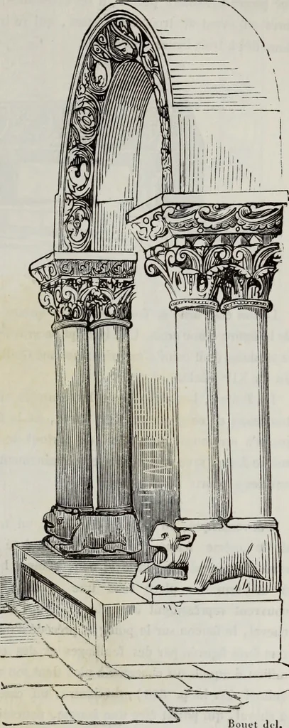 An illustration from Abecedaire ou rudiment d'archelogie : architecture religieuse ..., 1867, leaf 336