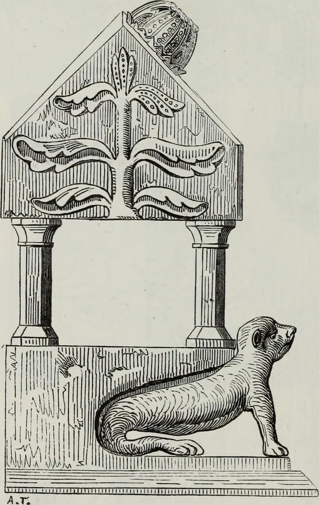 An illustration from Abecedaire ou rudiment d'archelogie : architecture religieuse ..., 1867, leaf 341