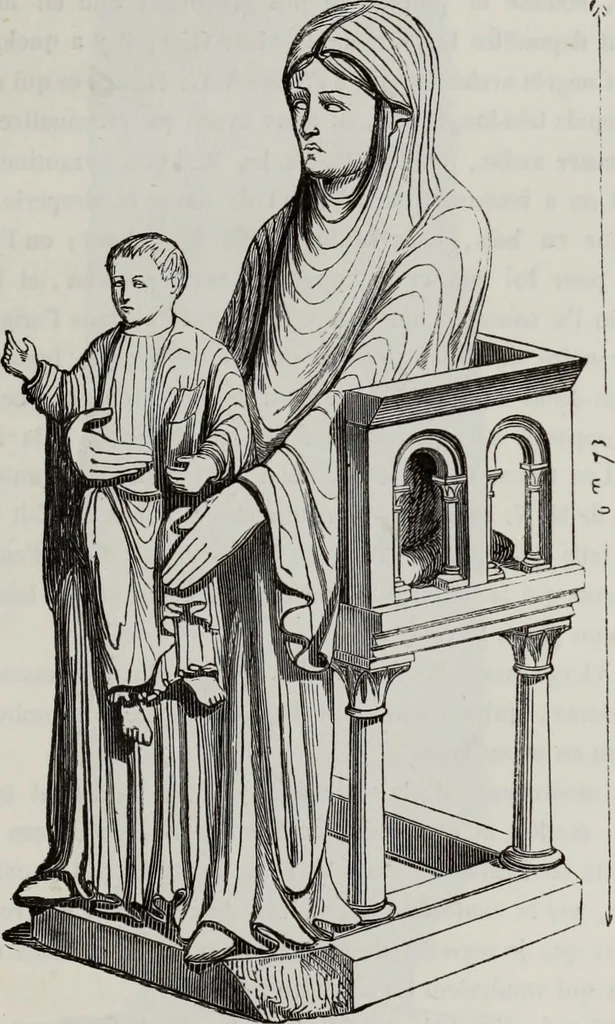 An illustration from Abecedaire ou rudiment d'archelogie : architecture religieuse ..., 1867, leaf 352