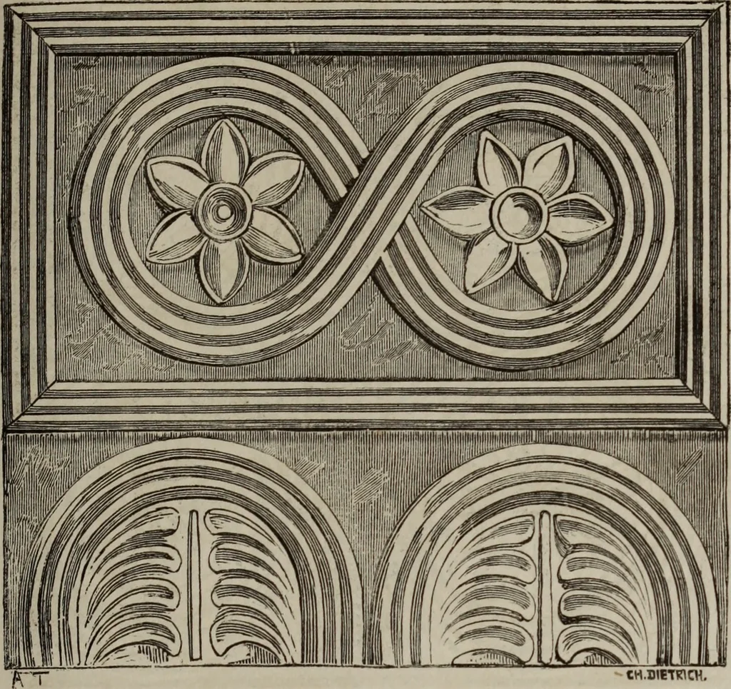 An illustration from Abecedaire ou rudiment d'archelogie : architecture religieuse ..., 1867, leaf 36