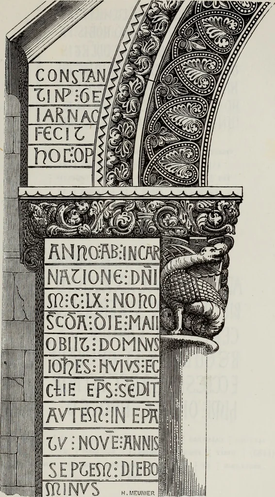 An illustration from Abecedaire ou rudiment d'archelogie : architecture religieuse ..., 1867, leaf 390