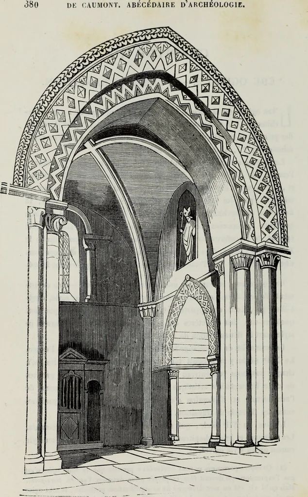 An illustration from Abecedaire ou rudiment d'archelogie : architecture religieuse ..., 1867, leaf 395