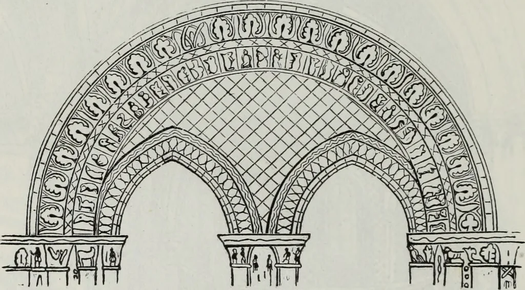 An illustration from Abecedaire ou rudiment d'archelogie : architecture religieuse ..., 1867, leaf 397