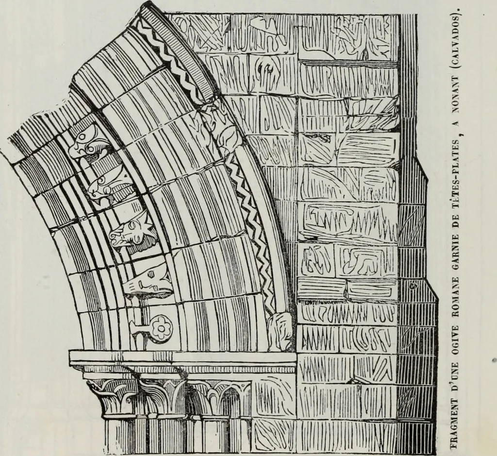An illustration from Abecedaire ou rudiment d'archelogie : architecture religieuse ..., 1867, leaf 397