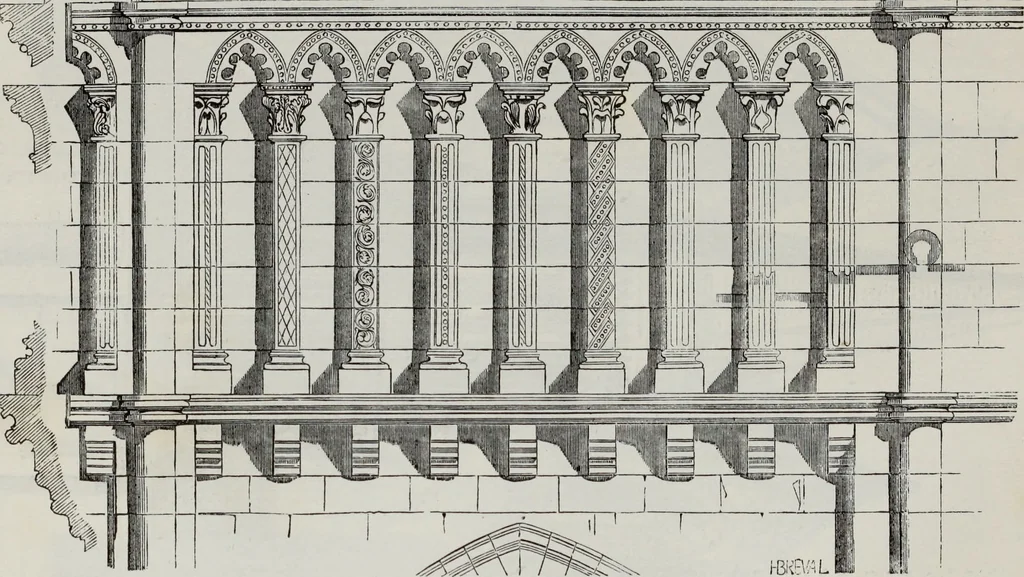 An illustration from Abecedaire ou rudiment d'archelogie : architecture religieuse ..., 1867, leaf 398