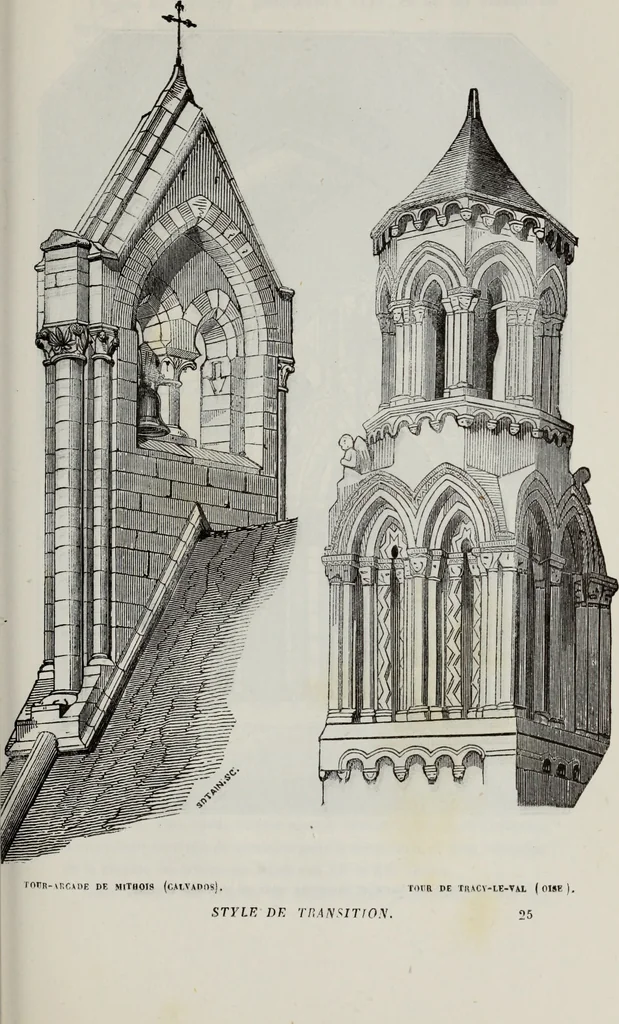 An illustration from Abecedaire ou rudiment d'archelogie : architecture religieuse ..., 1867, leaf 400
