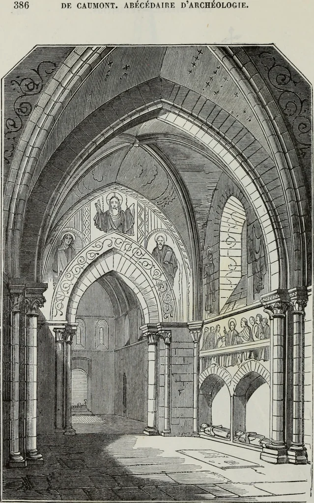 An illustration from Abecedaire ou rudiment d'archelogie : architecture religieuse ..., 1867, leaf 401