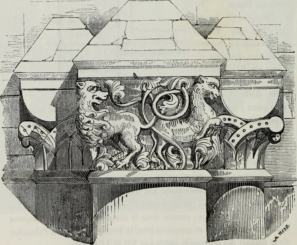 An illustration from Abecedaire ou rudiment d'archelogie : architecture religieuse ..., 1867, leaf 403