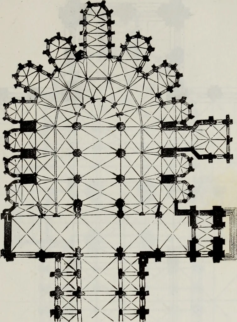 An illustration from Abecedaire ou rudiment d'archelogie : architecture religieuse ..., 1867, leaf 408