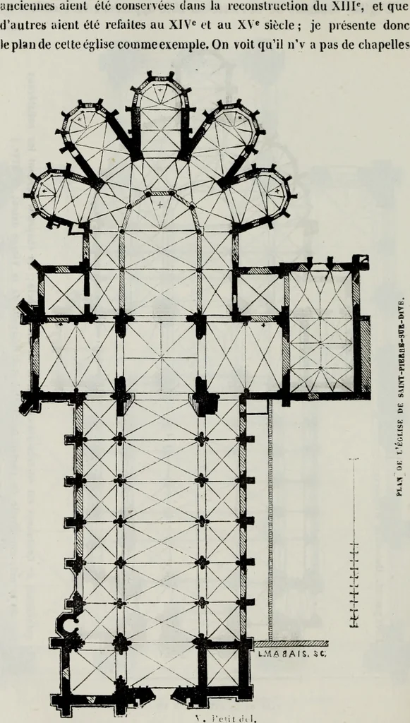 An illustration from Abecedaire ou rudiment d'archelogie : architecture religieuse ..., 1867, leaf 411