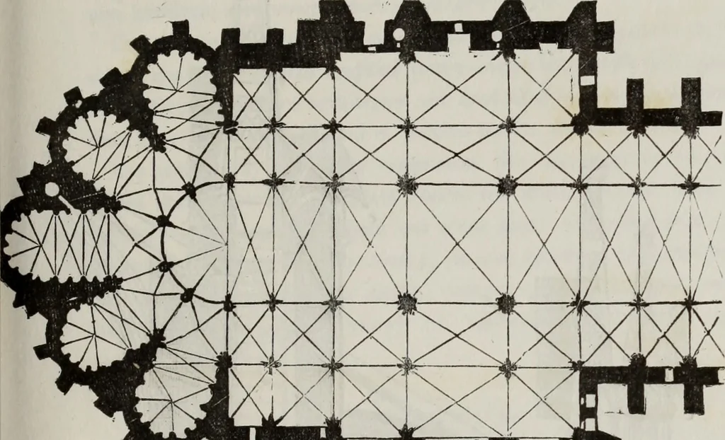 An illustration from Abecedaire ou rudiment d'archelogie : architecture religieuse ..., 1867, leaf 418