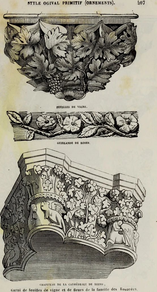 An illustration from Abecedaire ou rudiment d'archelogie : architecture religieuse ..., 1867, leaf 422