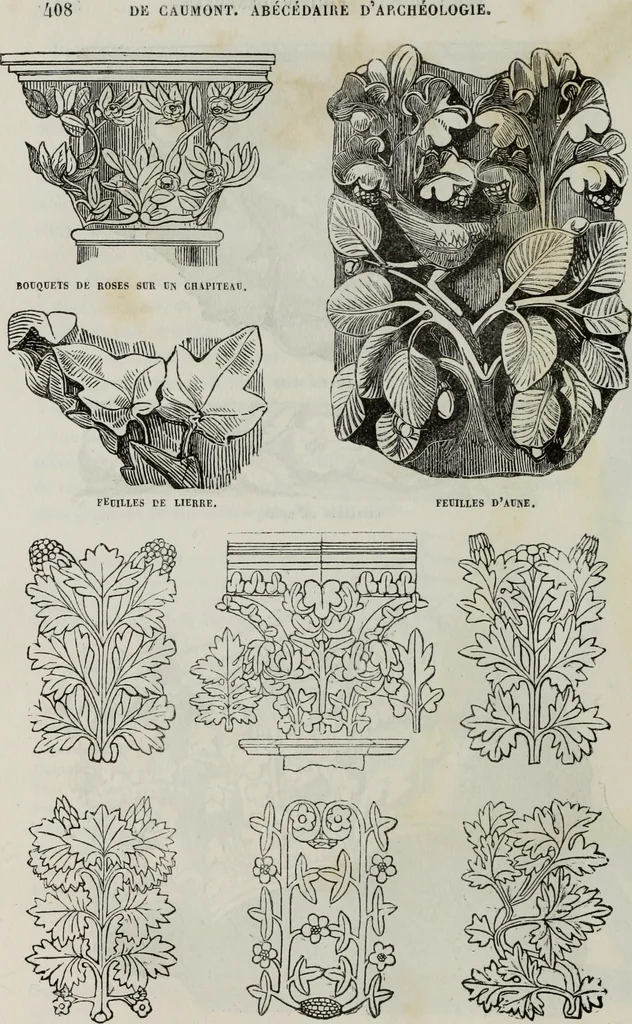 An illustration from Abecedaire ou rudiment d'archelogie : architecture religieuse ..., 1867, leaf 423
