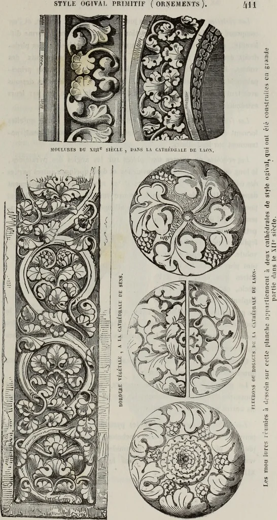 An illustration from Abecedaire ou rudiment d'archelogie : architecture religieuse ..., 1867, leaf 426