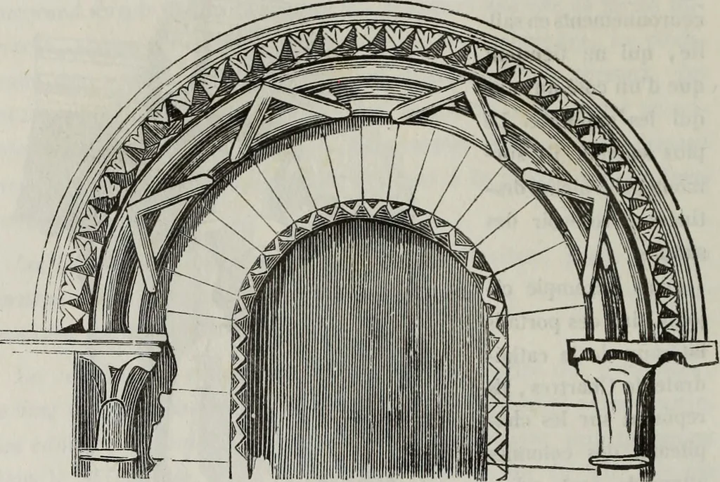 An illustration from Abecedaire ou rudiment d'archelogie : architecture religieuse ..., 1867, leaf 429
