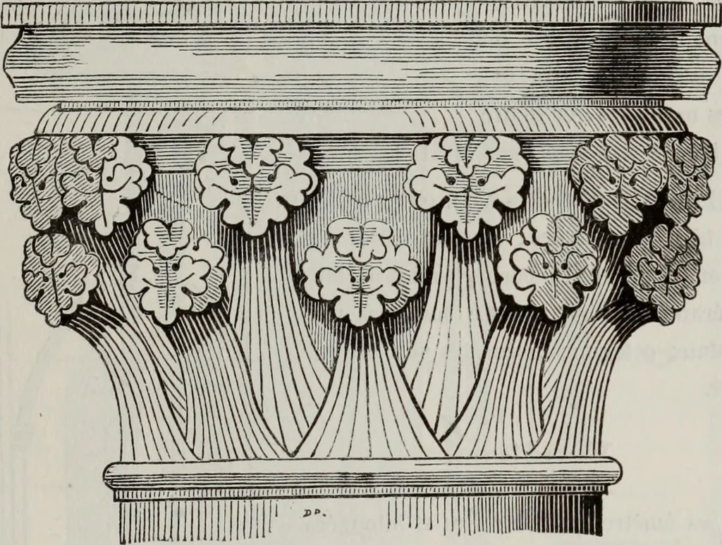 An illustration from Abecedaire ou rudiment d'archelogie : architecture religieuse ..., 1867, leaf 438