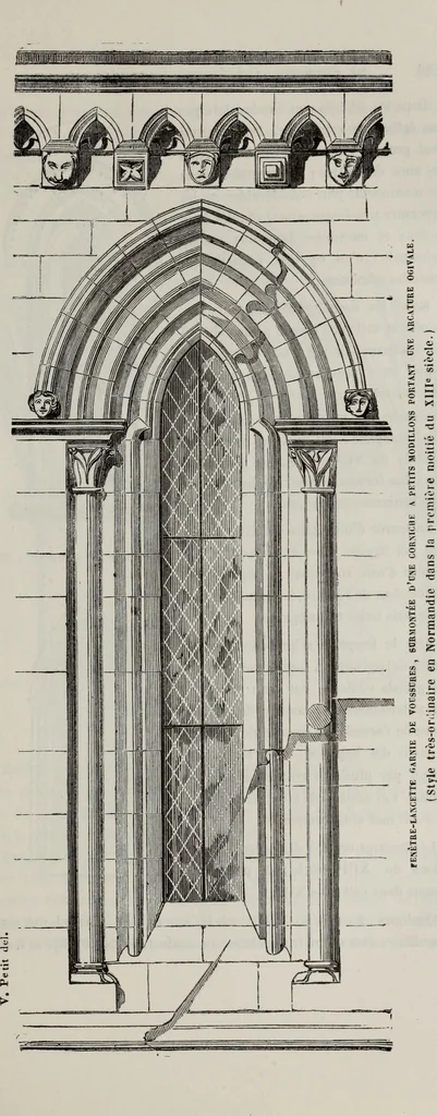 An illustration from Abecedaire ou rudiment d'archelogie : architecture religieuse ..., 1867, leaf 440