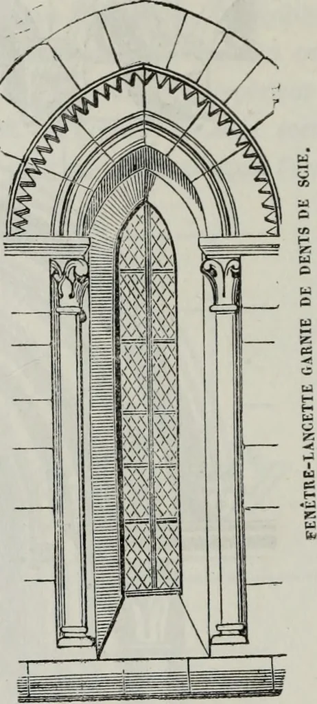 An illustration from Abecedaire ou rudiment d'archelogie : architecture religieuse ..., 1867, leaf 441