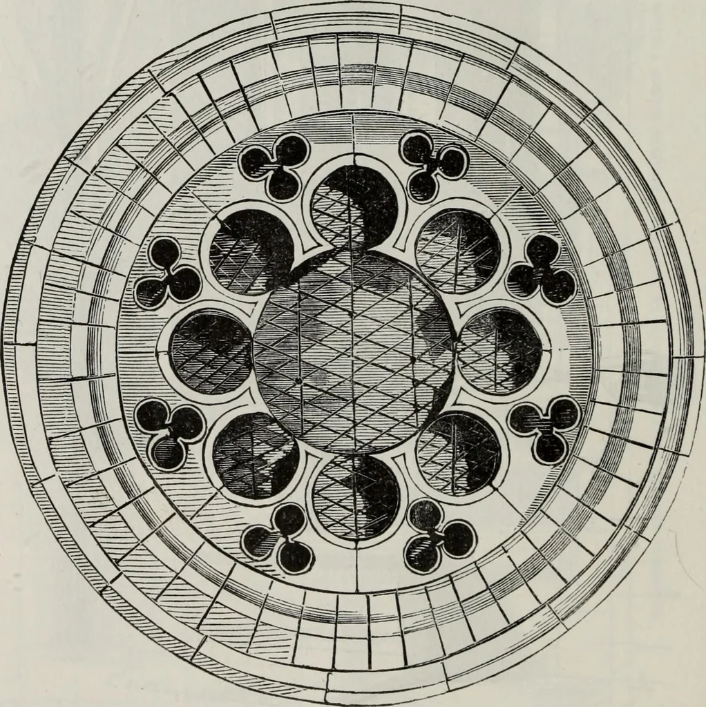 An illustration from Abecedaire ou rudiment d'archelogie : architecture religieuse ..., 1867, leaf 445