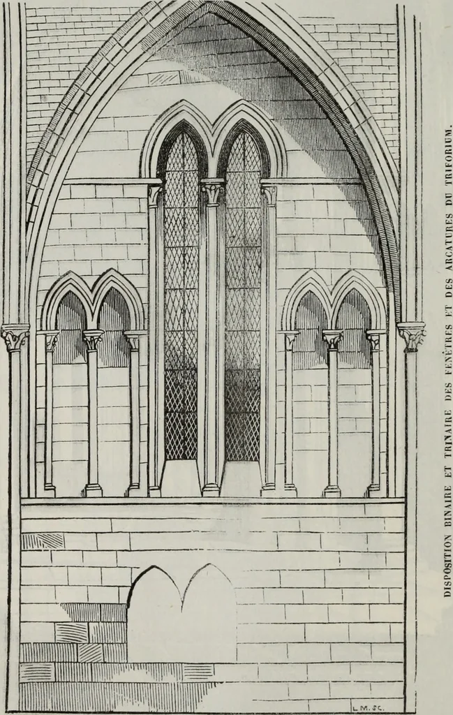 An illustration from Abecedaire ou rudiment d'archelogie : architecture religieuse ..., 1867, leaf 449