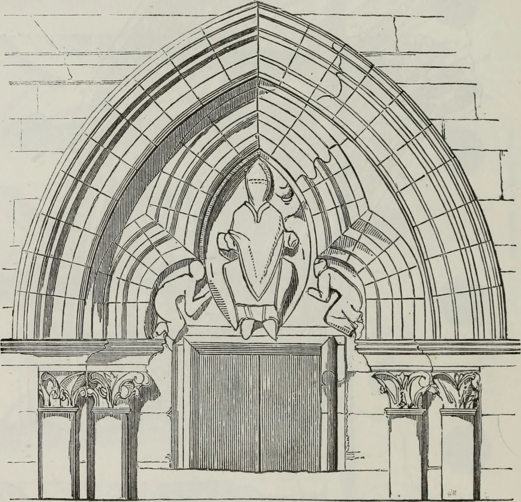 An illustration from Abecedaire ou rudiment d'archelogie : architecture religieuse ..., 1867, leaf 455