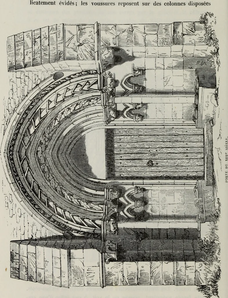 An illustration from Abecedaire ou rudiment d'archelogie : architecture religieuse ..., 1867, leaf 457