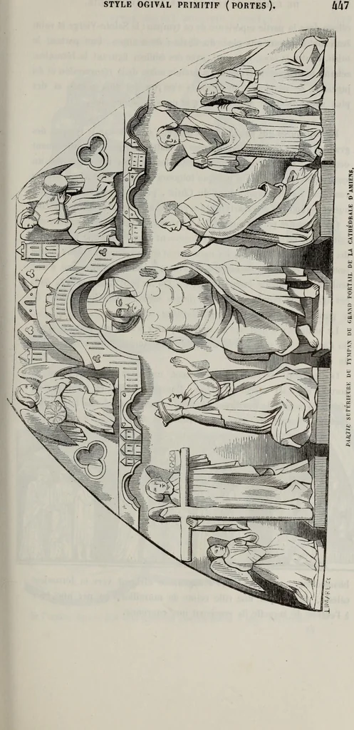 An illustration from Abecedaire ou rudiment d'archelogie : architecture religieuse ..., 1867, leaf 462