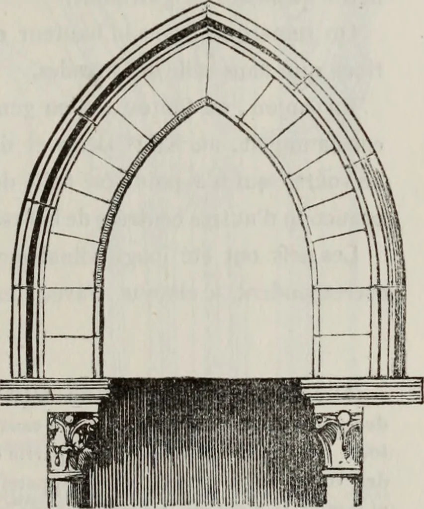 An illustration from Abecedaire ou rudiment d'archelogie : architecture religieuse ..., 1867, leaf 468