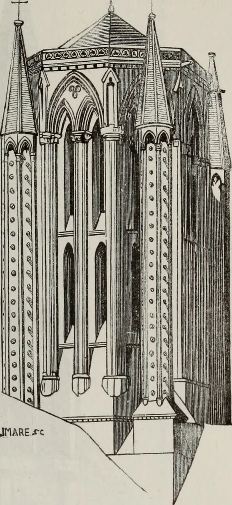 An illustration from Abecedaire ou rudiment d'archelogie : architecture religieuse ..., 1867, leaf 472