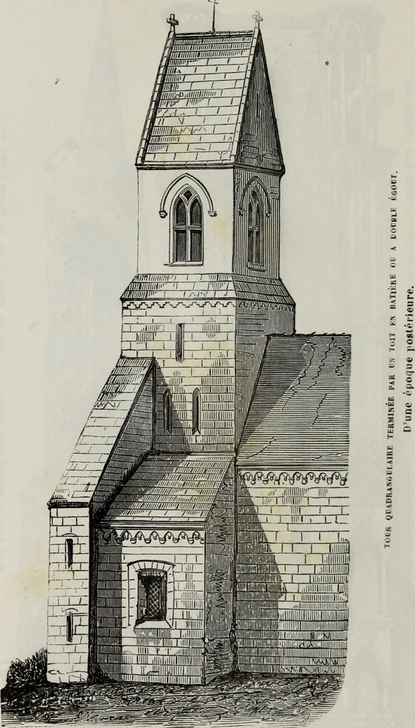 An illustration from Abecedaire ou rudiment d'archelogie : architecture religieuse ..., 1867, leaf 477