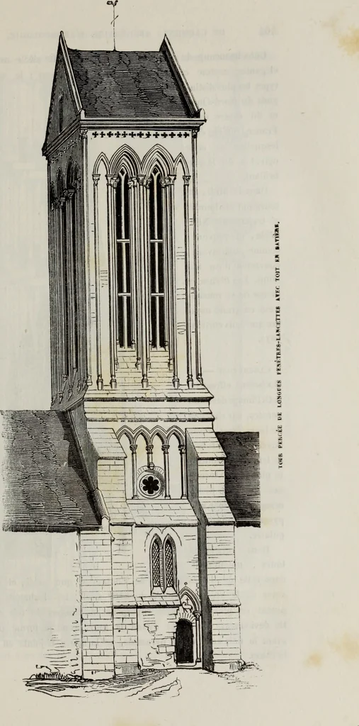 An illustration from Abecedaire ou rudiment d'archelogie : architecture religieuse ..., 1867, leaf 478