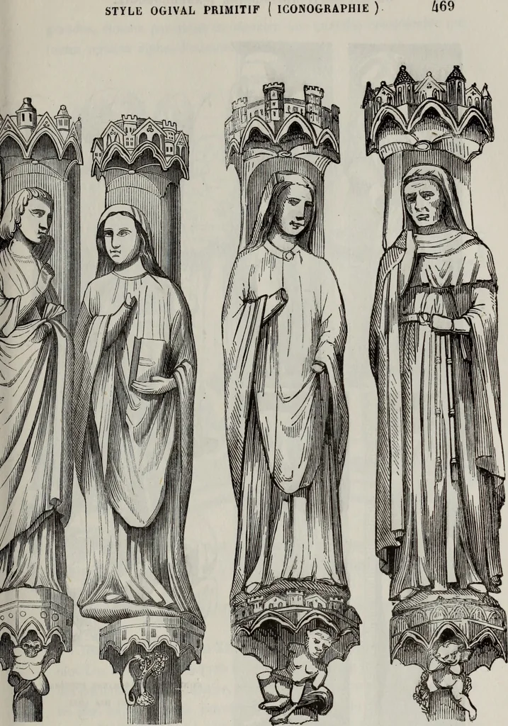An illustration from Abecedaire ou rudiment d'archelogie : architecture religieuse ..., 1867, leaf 484