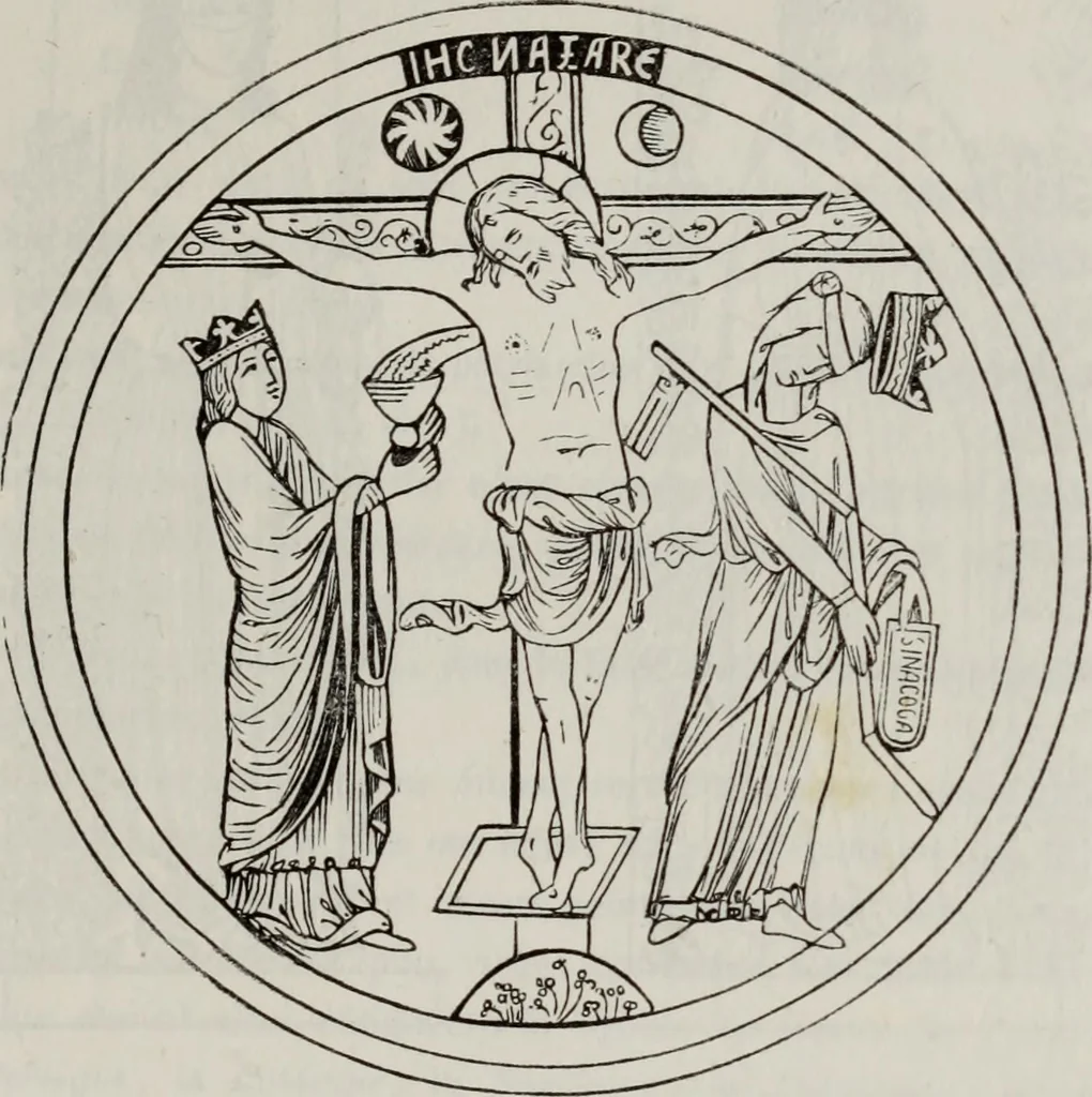 An illustration from Abecedaire ou rudiment d'archelogie : architecture religieuse ..., 1867, leaf 490
