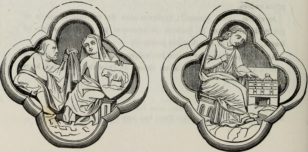 An illustration from Abecedaire ou rudiment d'archelogie : architecture religieuse ..., 1867, leaf 495