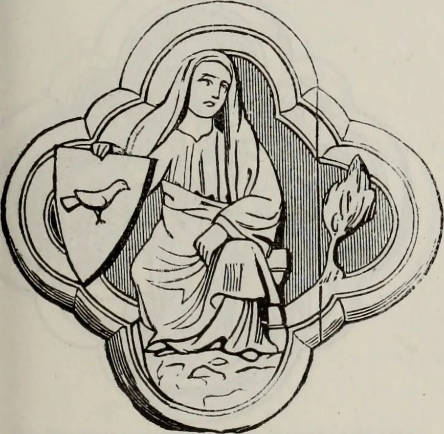 An illustration from Abecedaire ou rudiment d'archelogie : architecture religieuse ..., 1867, leaf 496