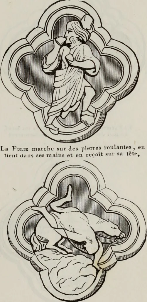 An illustration from Abecedaire ou rudiment d'archelogie : architecture religieuse ..., 1867, leaf 496