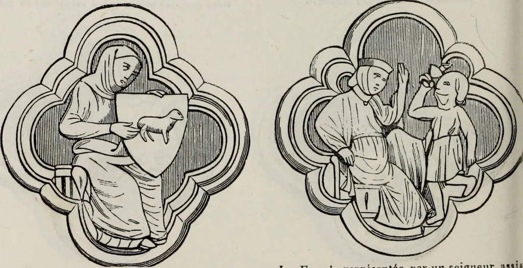 An illustration from Abecedaire ou rudiment d'archelogie : architecture religieuse ..., 1867, leaf 497
