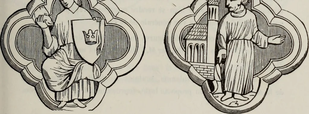 An illustration from Abecedaire ou rudiment d'archelogie : architecture religieuse ..., 1867, leaf 498