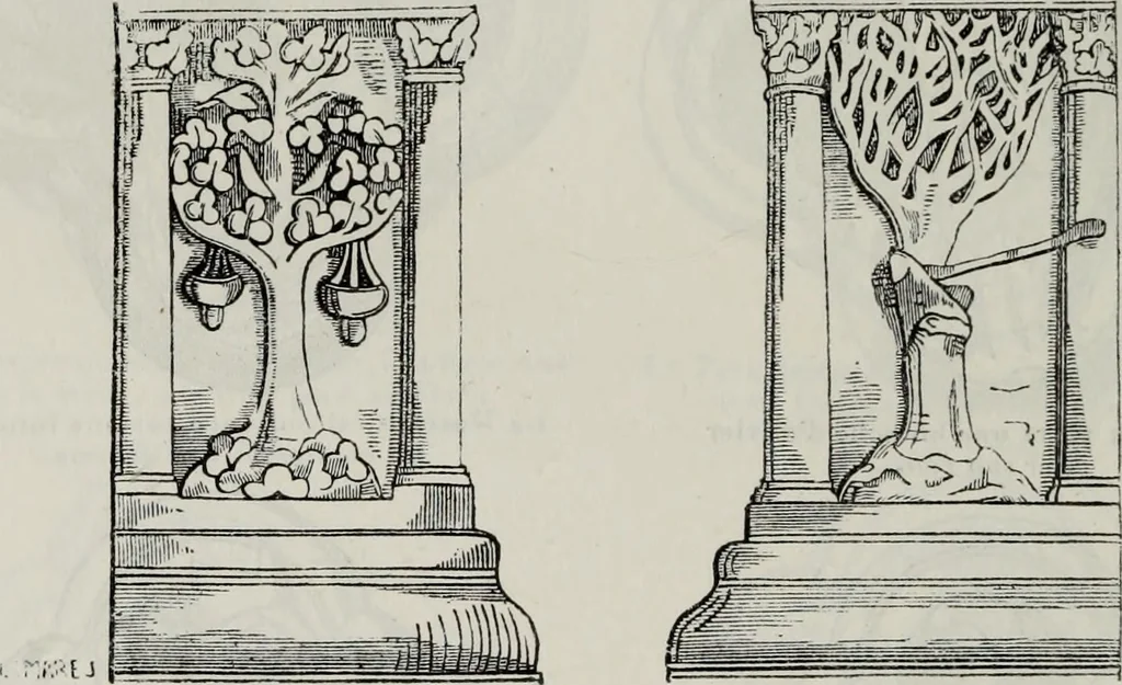 An illustration from Abecedaire ou rudiment d'archelogie : architecture religieuse ..., 1867, leaf 499
