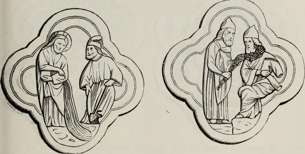 An illustration from Abecedaire ou rudiment d'archelogie : architecture religieuse ..., 1867, leaf 500