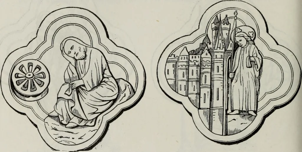 An illustration from Abecedaire ou rudiment d'archelogie : architecture religieuse ..., 1867, leaf 501