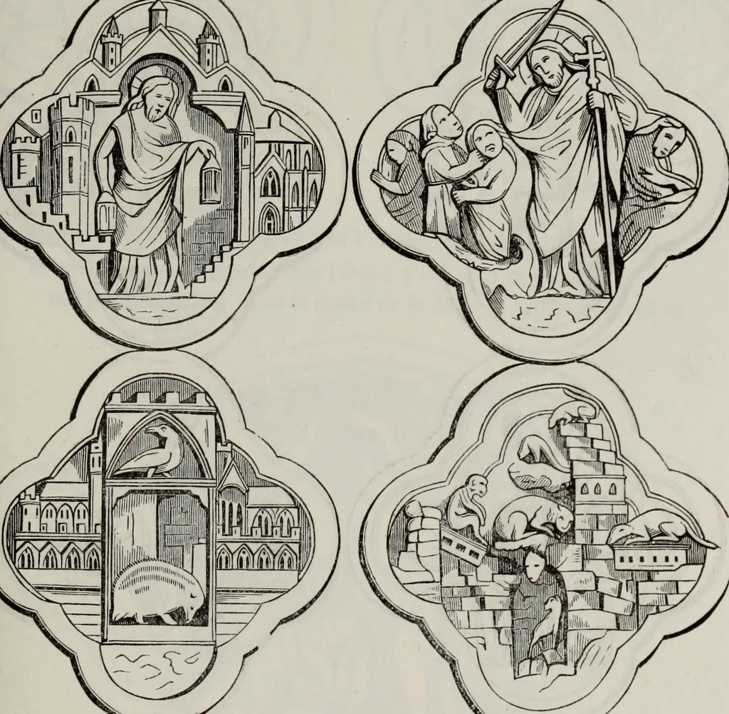 An illustration from Abecedaire ou rudiment d'archelogie : architecture religieuse ..., 1867, leaf 502