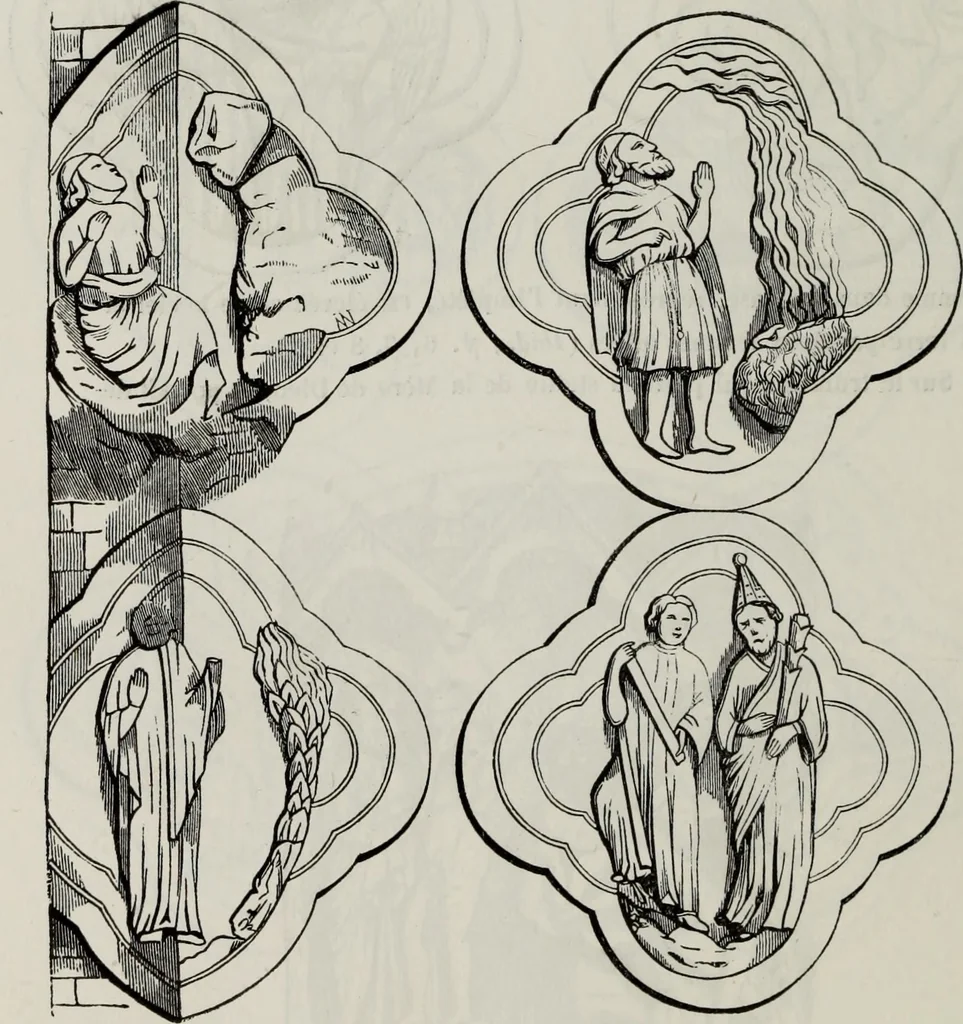 An illustration from Abecedaire ou rudiment d'archelogie : architecture religieuse ..., 1867, leaf 505