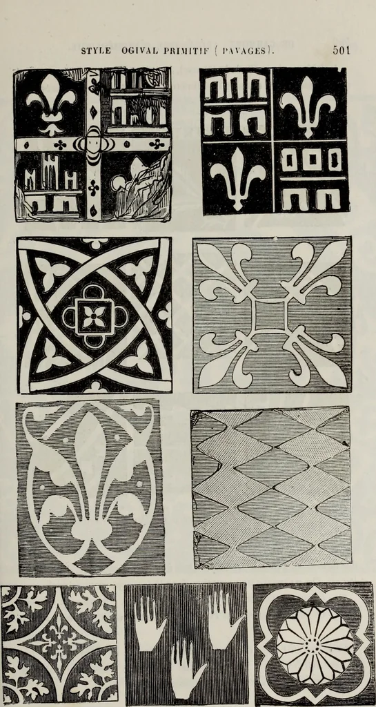 An illustration from Abecedaire ou rudiment d'archelogie : architecture religieuse ..., 1867, leaf 516