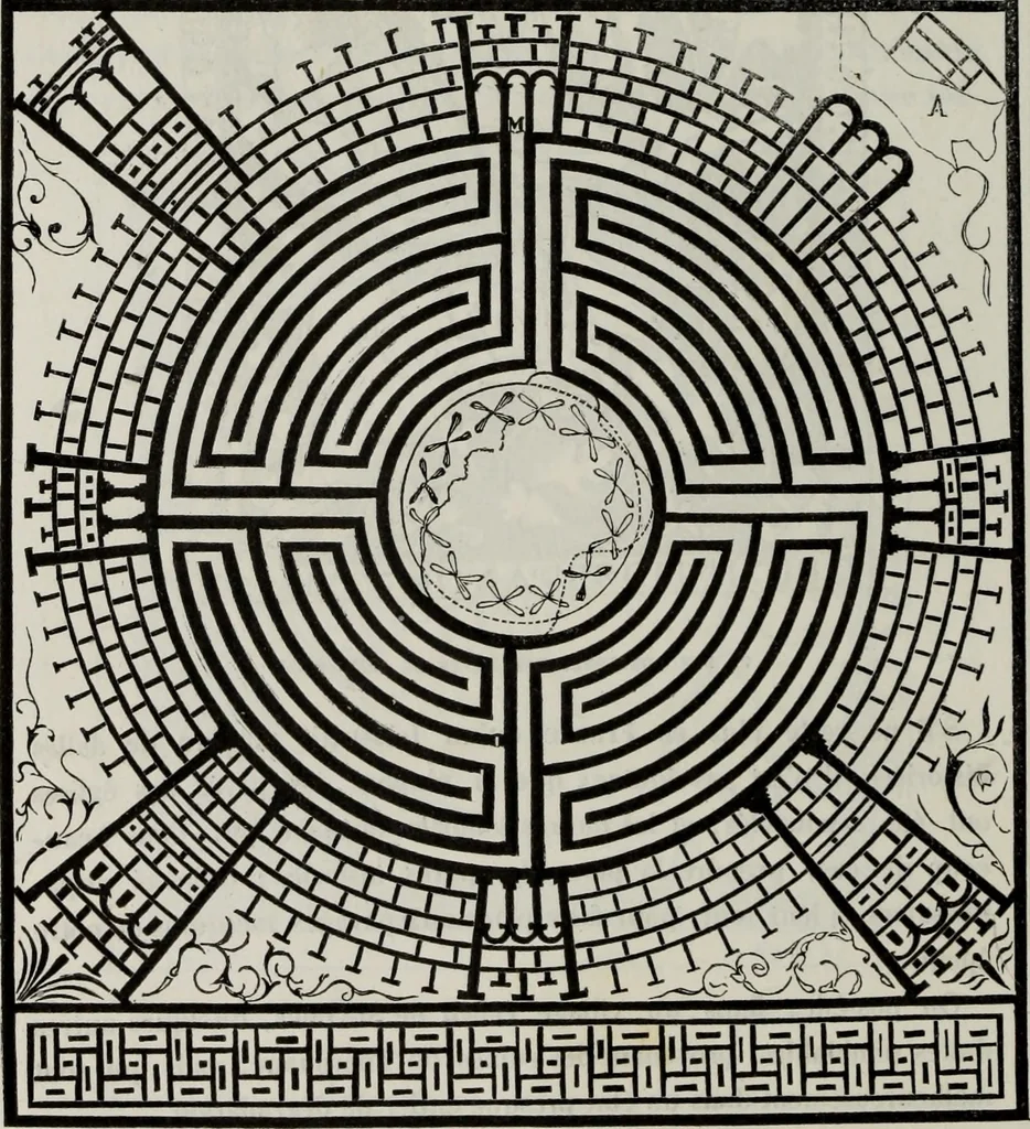 An illustration from Abecedaire ou rudiment d'archelogie : architecture religieuse ..., 1867, leaf 525