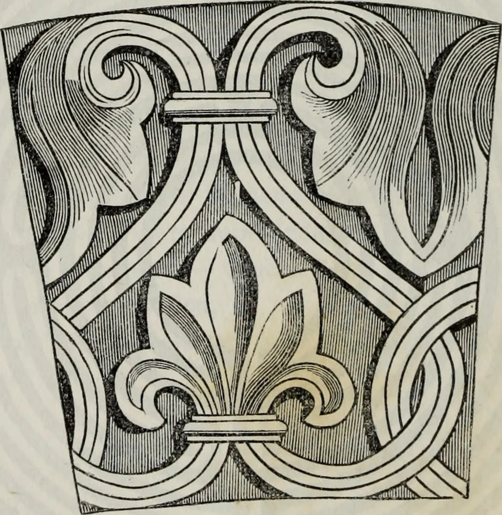 An illustration from Abecedaire ou rudiment d'archelogie : architecture religieuse ..., 1867, leaf 529