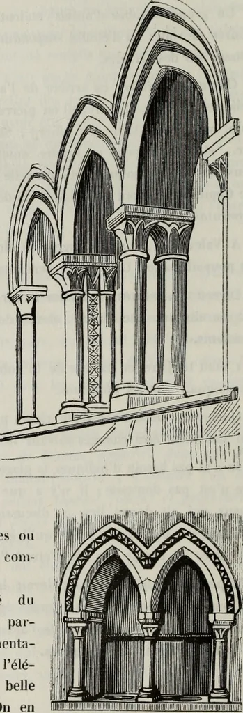 An illustration from Abecedaire ou rudiment d'archelogie : architecture religieuse ..., 1867, leaf 547